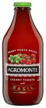 Соус Agromonte томатный с помидорами черри и базиликом 330г