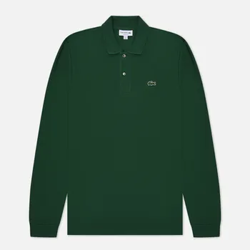 Мужской лонгслив Lacoste L 13.12., цвет зелёный, размер S