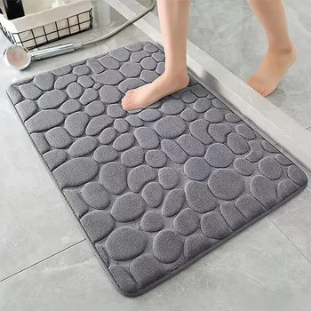 1шт мягкий и удобный коврик для ванной из пены с эффектом памяти 40*60cm красный