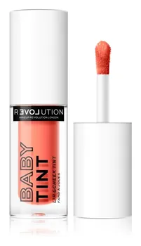 Конфеты жидкие румяна для губ и щек Revolution Relove Baby Tint, оттенок Coral 1,4 мл