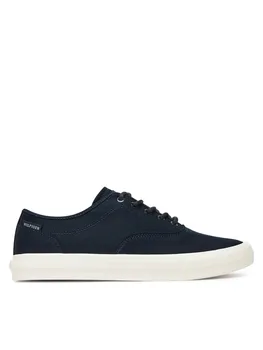 Тканевые кроссовки Hi Vulc Low Oxford Twill FM0FM05400 Tommy Hilfiger, синий