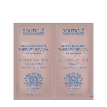 BOUTICLE Набор для волос (шампунь 15 мл + маска 15 мл) Sea Collagen Therapy Revival