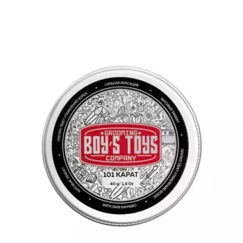 BOY'S TOYS Паста для укладки волос высокой фиксации с низким уровнем блеска 101 карат / Boy's Toys 40 мл