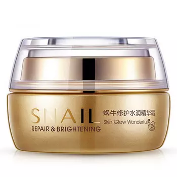 BIOAQUA Крем увлажняющий с муцином улитки для лица / Snail Repair &amp; Brightening 50 г