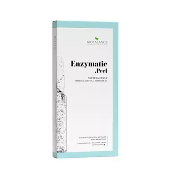 BIOBALANCE Ампулы для лица с миндальной кислотой 10% + кератолином 2% / SUPER AMPOULE ENZYMATIC PEEL 10*2 мл