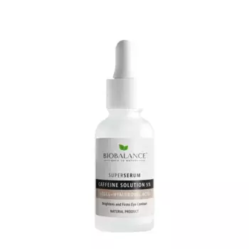 BIOBALANCE Сыворотка для лица с кофеином 5% + гиалуроновой кислотой / SUPER SERUM CAFFEINE SOLUTION 5% 30 мл