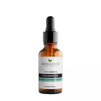 BIOBALANCE Сыворотка для лица с мультимолекулярной гиалуроновой кислотой 1% / SUPER SERUM HYALURONIC 3D 30 мл