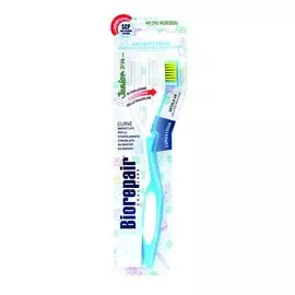 BIOREPAIR Щетка зубная детская 6-12 лет изогнутая, голубая / Biorepair CURVE Junior