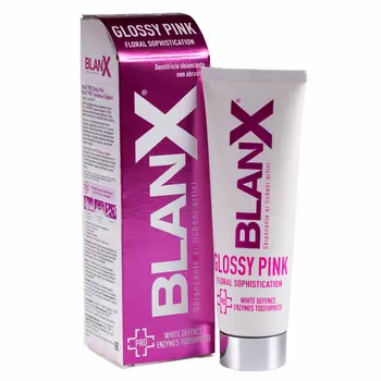BLANX Паста зубная Глянцевый эффект / BlanX Pro Glossy Pink 75 мл
