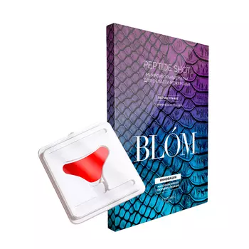 BLOM Патчи микроигольные для области межбровья / Peptide Shot 2 шт