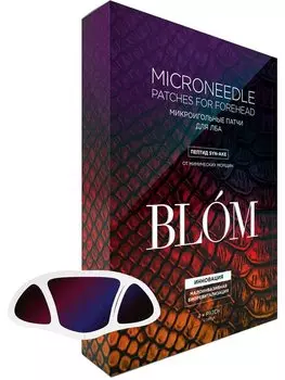 BLOM Патчи с пептидом от мимических морщин для лба SYN-AKE, 4 пары