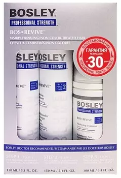 BOSLEY Система для истонченных неокрашенных волос Синяя / ВОS REVIVE