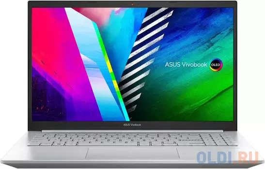 Ноутбук/ ASUS M3500QA-L1067 15.6"(1920x1080 OLED)/AMD Ryzen5 5600H(3.3Ghz)/8192Mb/256PCISSDGb/noDVD/Int:AMD Radeon/Cam/BT/WiFi/1.65kg/Cool Silver