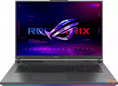 Ноутбук Asus ROG Strix G18 G814JVR-N6010 Core i9 14900HX 16Gb SSD1Tb NVIDIA GeForce RTX4060 8Gb 18" IPS WQXGA (2560x1600) noOS grey WiFi BT Cam (