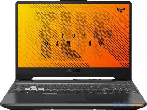 Ноутбук Asus TUF Gaming F15 FX506HE-HN012 Core i5 11400H 8Gb SSD512Gb NVIDIA GeForce RTX 3050 Ti 4Gb 15.6" IPS FHD (1920x1080) noOS black WiFi BT