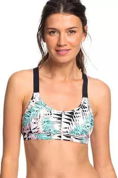 Женский Спортивный Топ Roxy Lhassa For Ever Bright White Geo Pal