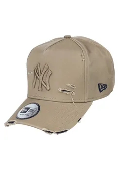 Бейсболка YORK YANKEES DISTRESSED A-FRAME ADJUSTABLE TRUCKER New Era, бежевый