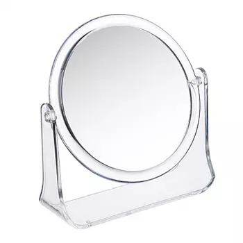 Зеркало настольное круглое ЮниLook, d.14 см, прозрачный
