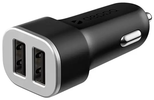 2xUSB, 2.4 А черный