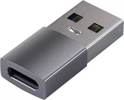 Адаптер Satechi USB-A / USB-C серый