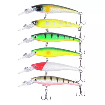 Воблер AZOR FISHING Хамп Дип Шэд, SP, 6 гр. 9, 3 см, глубина 0, 5-1, 5 м, 6 цветов