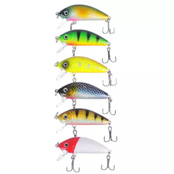 Воблер AZOR FISHING Лайт Минноу, SP, 5 гр. 5 см, глубина 1, 2-1, 8 м, 6 цветов