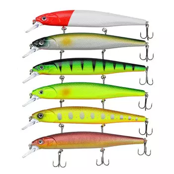 Воблер AZOR FISHING лассик Минноу XL, 20, 6гр., 14, 5 см, 0-1, 8 м, 6 цветов