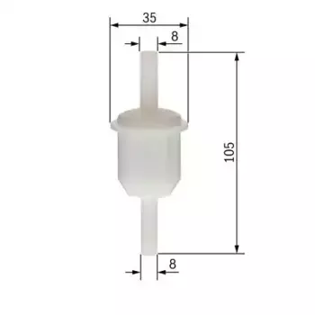 Топливный фильтр BOSCH 0 450 904 060 MB W201 2.0D/2.5D/TD OM601/OM602 83-93