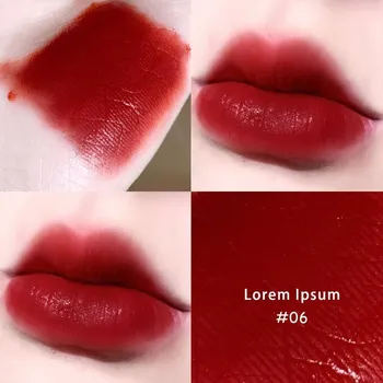 Бархатный матовый Mist Lip Glaze Водостойкая помада Увлажняет и увлажняет Стойкий антипригарный стаканчик Белый блеск для губ Блеск для губ Студенческая женская косметика