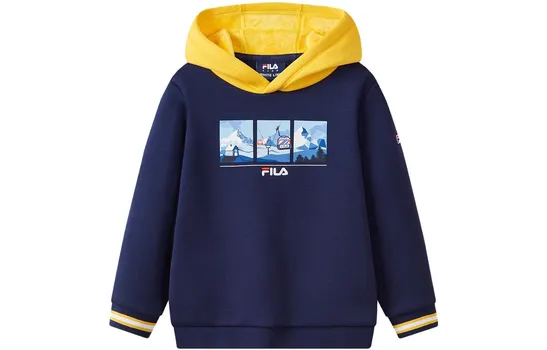 Детская толстовка ФИЛА FILA, цвет Classic Blue