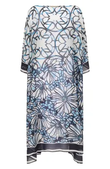 Туника из хлопка и шелка Elie Saab
