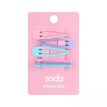 SODA Набор заколок для волос пастельных цветов #sugargem