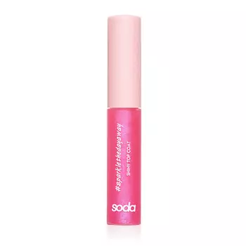 SODA SHINY TOP COAT #sparklethedayaway СИЯЮЩИЙ ТОП КОАТ ДЛЯ ГУБ