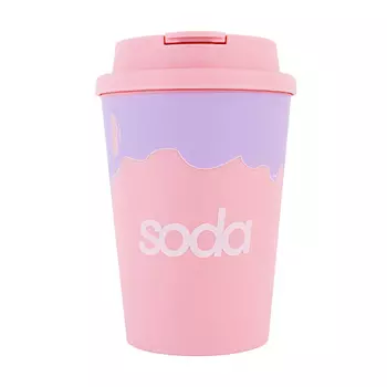 SODA Стакан с крышкой #prettykind