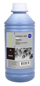Чернила Cactus CS-EPT6731-1000, 1 л, черный, совместимые, водные для Epson L800/L810/L850/L1800