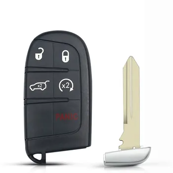 Брелок KEYYOU с 2/3/4/5 кнопками для Chrysler Dodge Journey 2011-2015 без ключа с лезвием