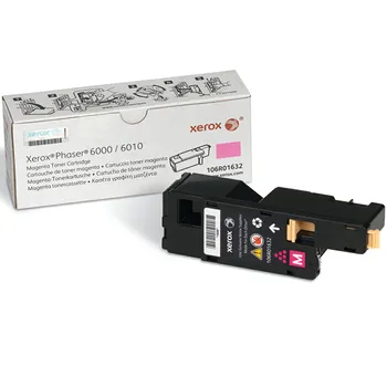 Картридж лазерный Xerox 106R01632, пурпурный, 1000 страниц, оригинальный для Xerox Phaser 6000, 3010, WorkCentre 6015