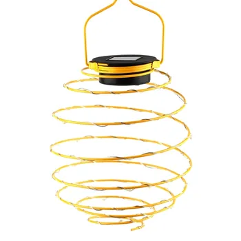 Уличный подвесной светильник светодиодный на солнечных батареях ЭРА Спираль ERASF024-28