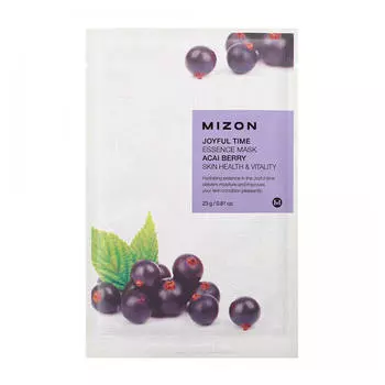 Тканевая маска Mizon Joyful Time Essence Mask - Acai Berry