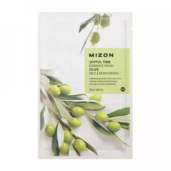 Тканевая маска Mizon Joyful Time Essence Mask - Olive