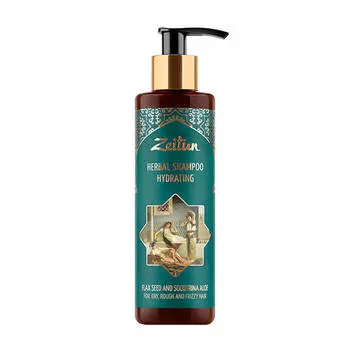 Шампунь для волос Zeitun Herbal Shampoo Hydrating Flax Seed and Socotrina Aloe