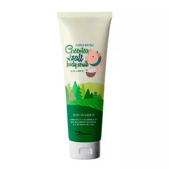 Скраб для тела Elizavecca MIlky Piggy Green Tea Salt Body Scrub (tube)