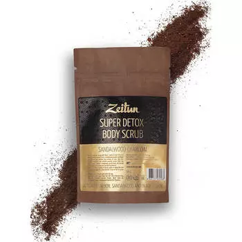 Скраб для тела Zeitun Super Detox Body Scrub Sandalwood Charcoal (50г)