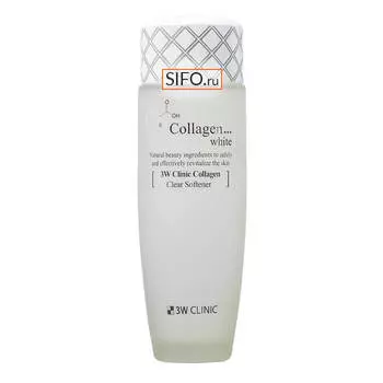 Софтнер для лица 3W Clinic Collagen White Clear Softener