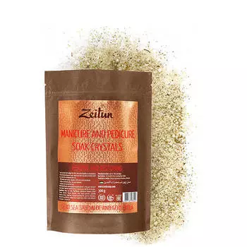 Соль для маникюра и педикюра Zeitun Manicure and Pedicure Soak Crystals Healing and Restoring