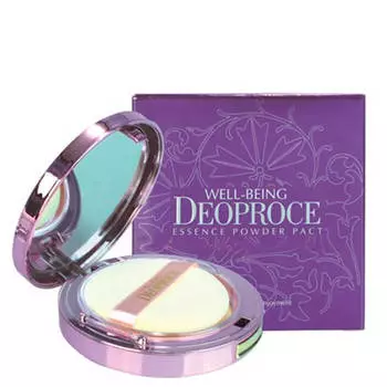 Пудра для лица Deoproce Well-Being Essence Powder Pact #21 Light Beige | Светло-бежевый