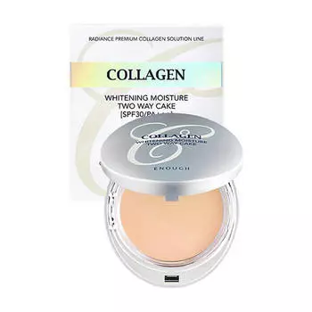 Пудра для лица Enough Collagen 3 In 1 Two Way Cake #13 Нежный бежевый