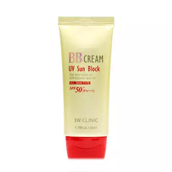 Солнцезащитный ВВ крем 3W Clinic BB Cream UV Sun Block