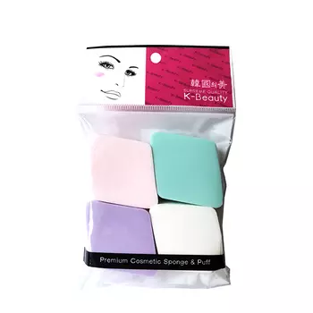Спонж косметический K-Beauty NR-11 "Ромб" (4 шт.)