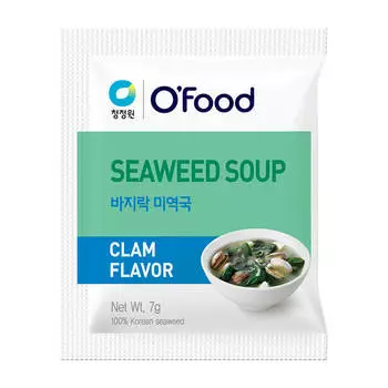 Суп быстрого приготовления Daesang Seaweed Soup Clam Flavor (12 пакетиков)